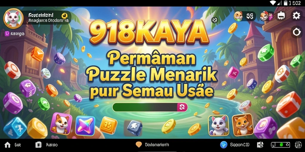 Tampilan gameplay menarik dari 918KAYA dengan berbagai teka-teki menantang.