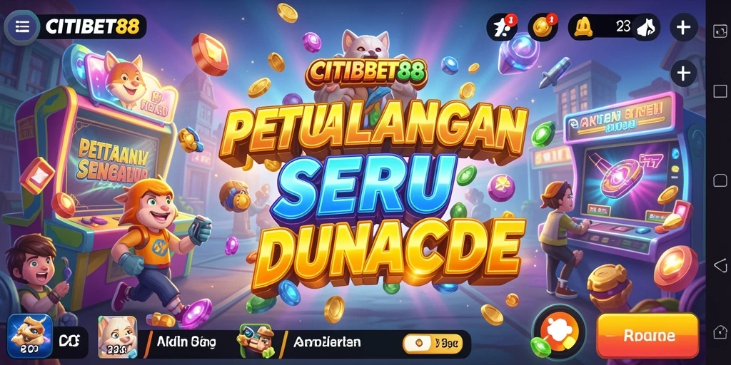 Tangkapan layar CITIBET88 menampilkan aksi ketegangan dalam gameplay Arcade.