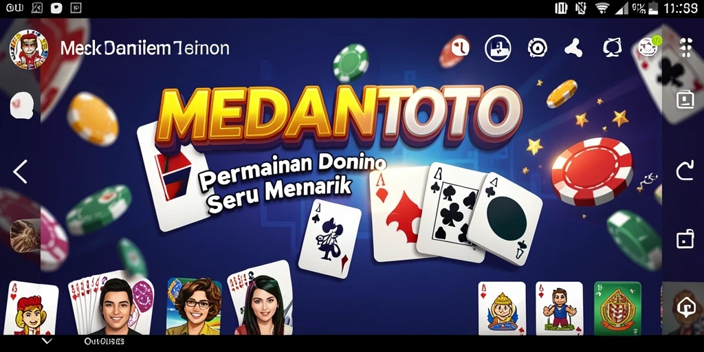 Tampilan gameplay seru dari MEDANTOTO, memperlihatkan interaksi antar pemain.