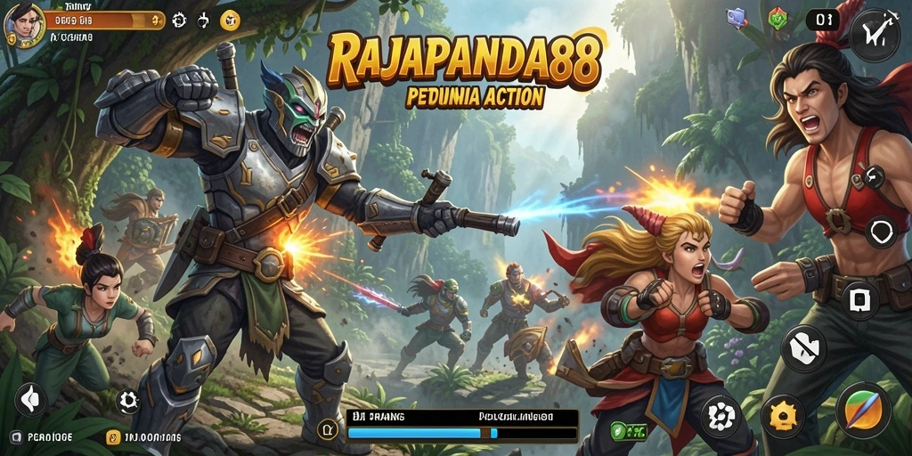Screenshot RAJAPANDA88 menampilkan aksi seru dalam pertarungan yang mendebarkan.