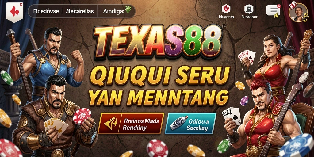 Screenshot gameplay seru dari TEXAS88 yang menunjukkan keseruan QiuQiu.