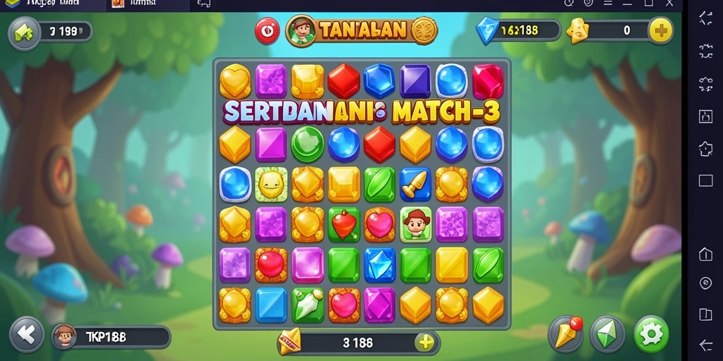 Tampilan gameplay TKP188 yang seru dan menantang.