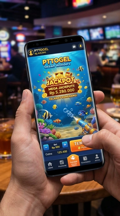 Tampilan utama aplikasi pttogel yang menarik dan mudah dinavigasi.